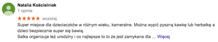 Sala zabaw Warszawa opinie